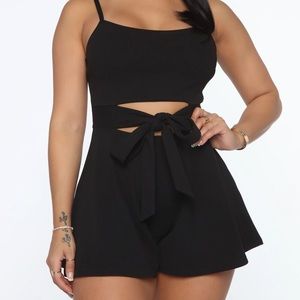 Black fashion nova romper